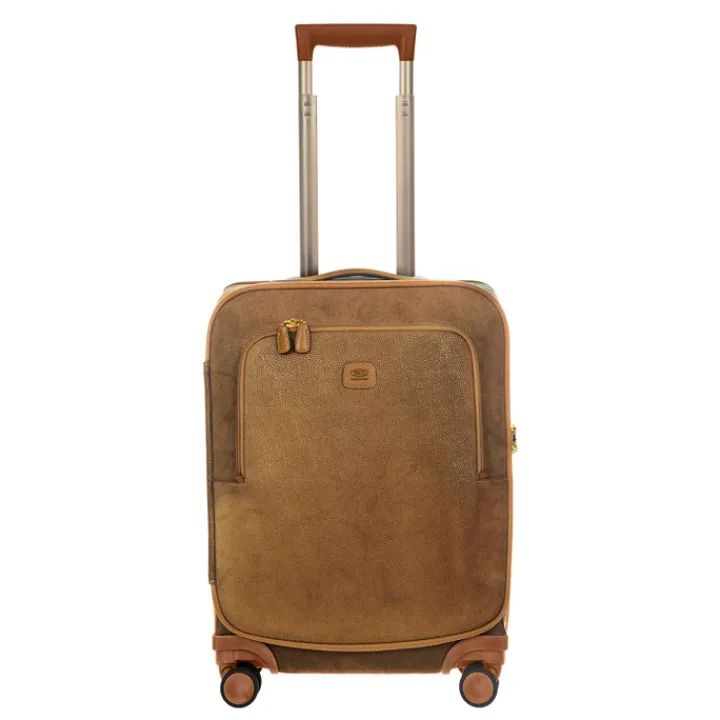 Transavia Trolleys|Handbagage Trolleys>Bric's Life Trolley 55cm camel