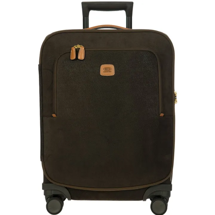 Transavia Trolleys|Handbagage Trolleys>Bric's Life Trolley 55cm olive
