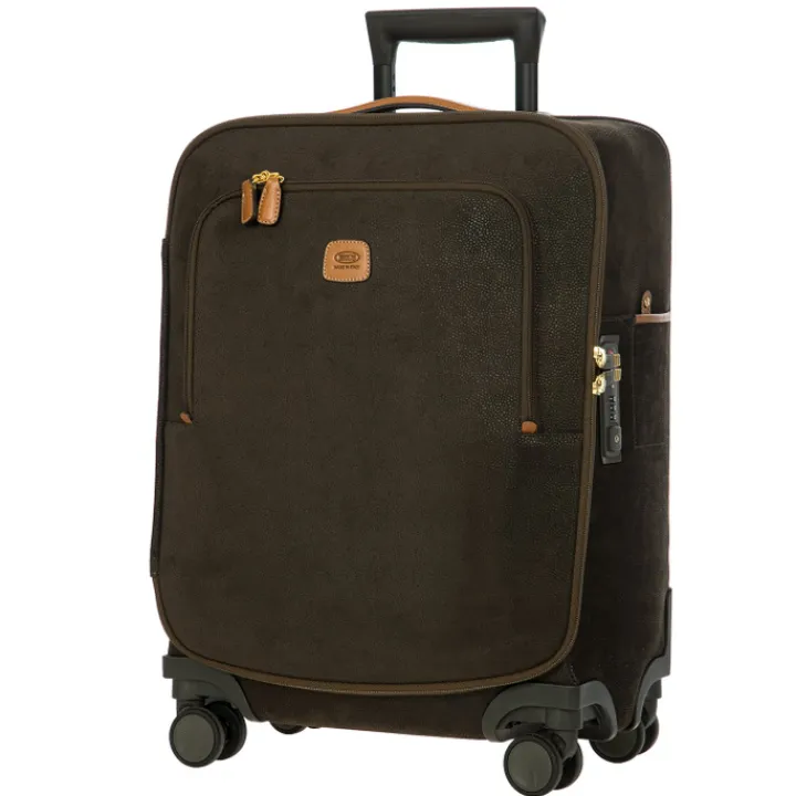 Transavia Trolleys|Handbagage Trolleys>Bric's Life Trolley 55cm olive