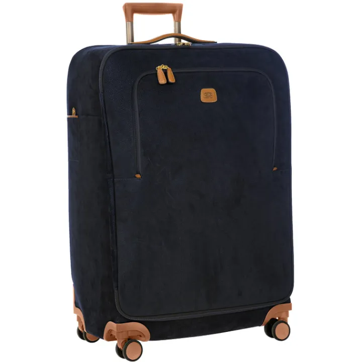 Zachte Koffers|Reiskoffers>Bric's Life Trolley M blue