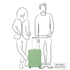 Transavia Trolleys|Handbagage Trolleys>Bric's Positano Cabin Trolley 55 sea green