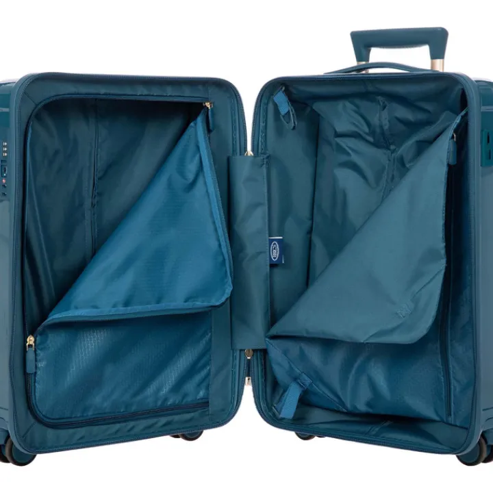 Transavia Trolleys|Handbagage Trolleys>Bric's Positano Cabin Trolley 55 sea green