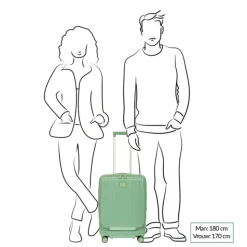 Handbagage Trolleys|Lichtgewicht Koffers>Bric's Positano Cabin Trolley 55 with Pocket sea green
