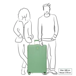 Lichtgewicht Koffers|Harde Koffers>Bric's Positano Trolley 78 sage green