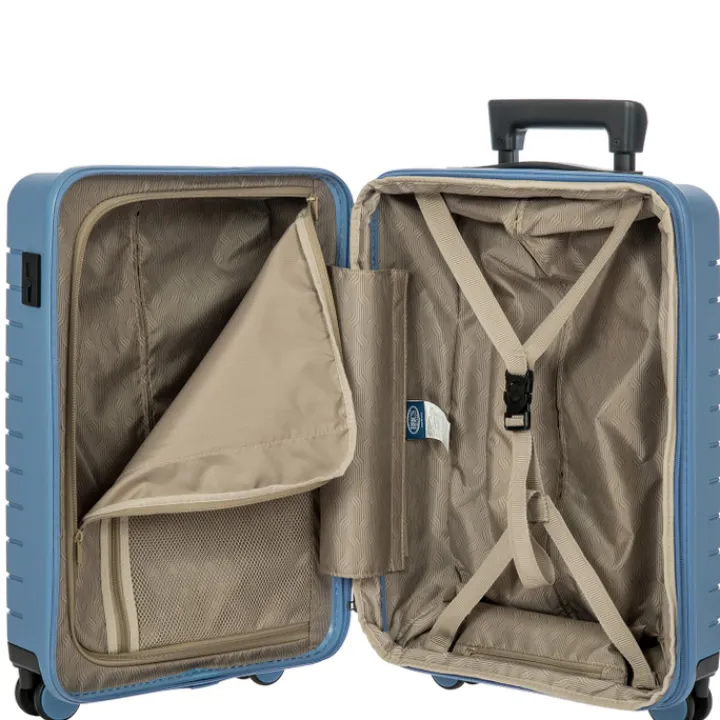 Transavia Trolleys|Handbagage Trolleys>Bric's Ulisse Trolley 55 grey blue