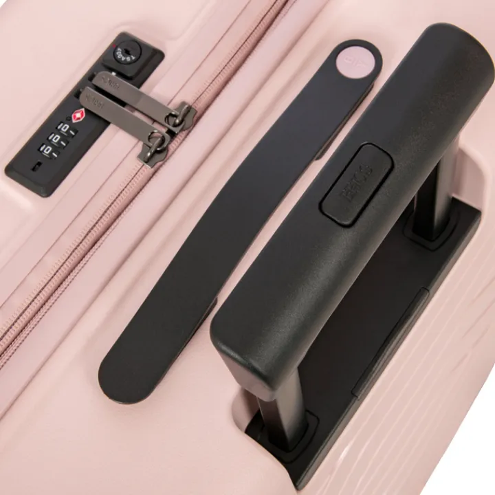 Transavia Trolleys|Handbagage Trolleys>Bric's Ulisse Trolley 55 USB pearl pink