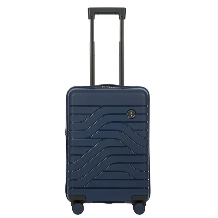 Transavia Trolleys|Handbagage Trolleys>Bric's Ulisse Trolley Expandable 55 USB ocean blue