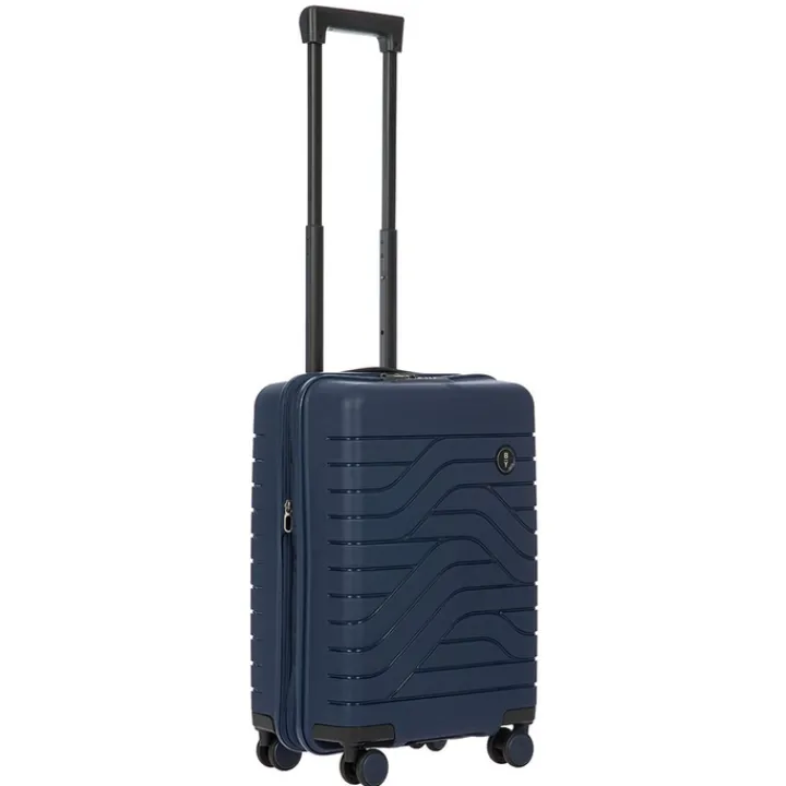 Transavia Trolleys|Handbagage Trolleys>Bric's Ulisse Trolley Expandable 55 USB ocean blue
