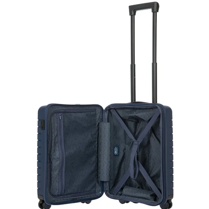 Transavia Trolleys|Handbagage Trolleys>Bric's Ulisse Trolley Expandable 55 USB ocean blue