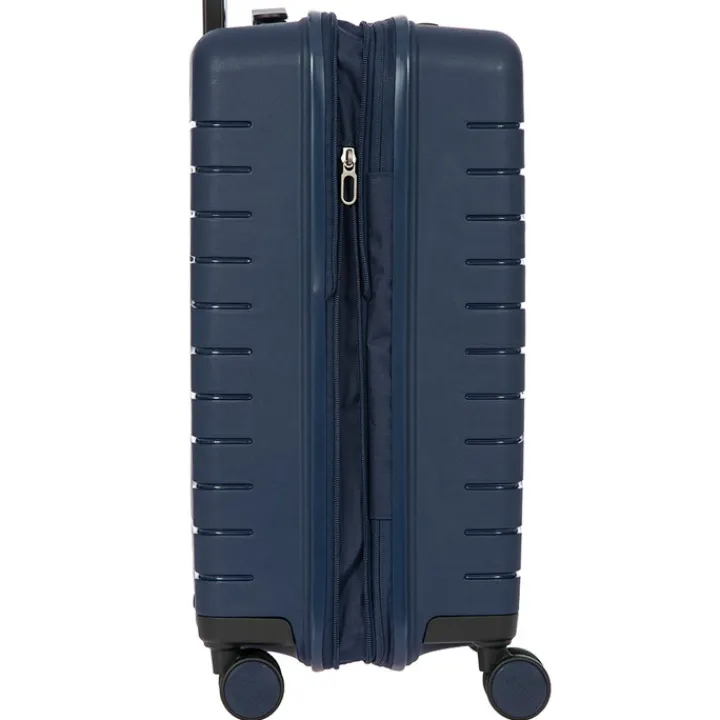Transavia Trolleys|Handbagage Trolleys>Bric's Ulisse Trolley Expandable 55 USB ocean blue