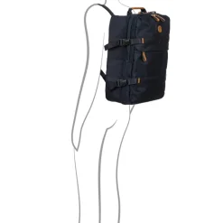 Kleine Reistassen|Handbagage Reistassen>Bric's X-Travel Backpack ocean blue
