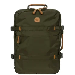 Kleine Reistassen|Handbagage Reistassen>Bric's X-Travel Backpack olive