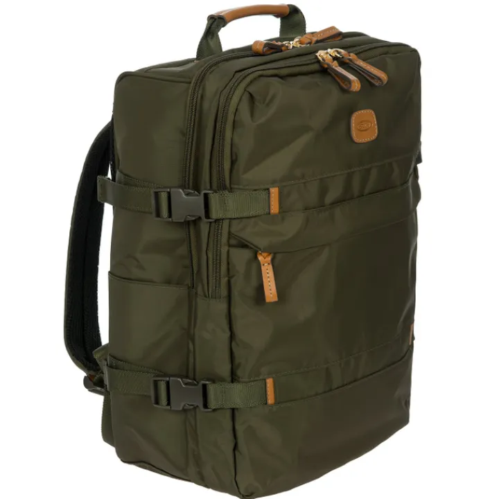 Kleine Reistassen|Handbagage Reistassen>Bric's X-Travel Backpack olive