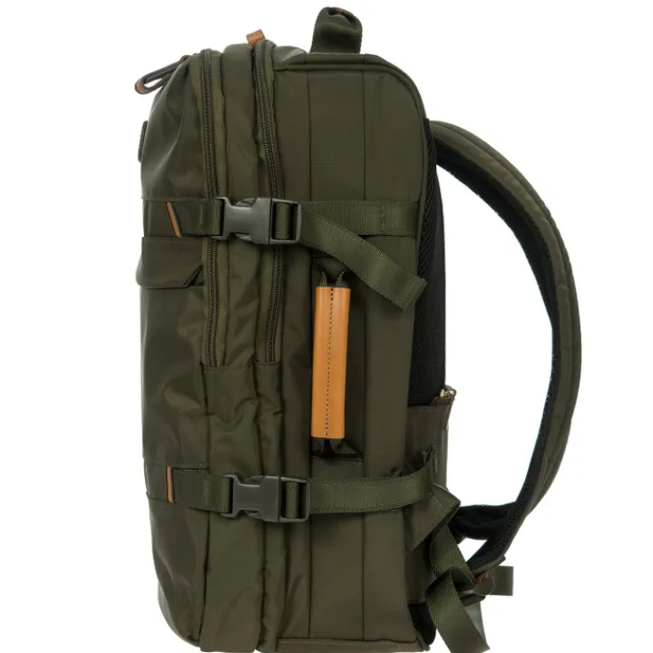 Kleine Reistassen|Handbagage Reistassen>Bric's X-Travel Backpack olive