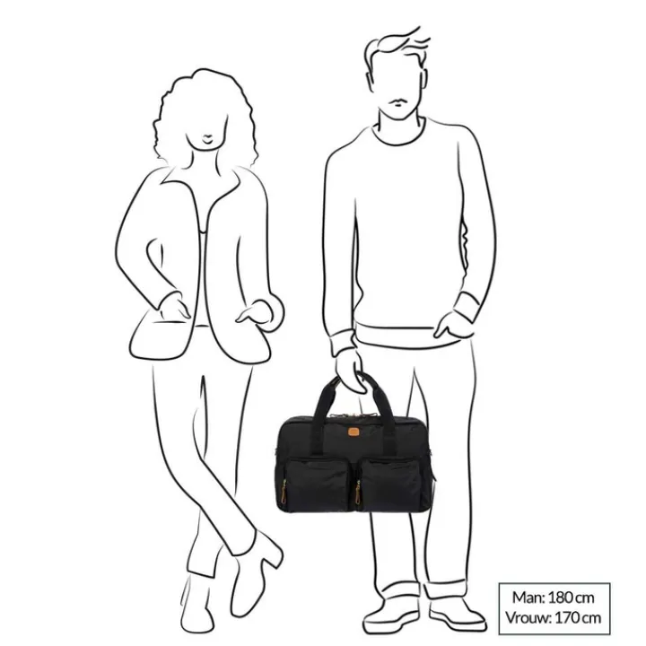 Handbagage Reistassen|Heren Reistassen>Bric's X-Travel Holdall black