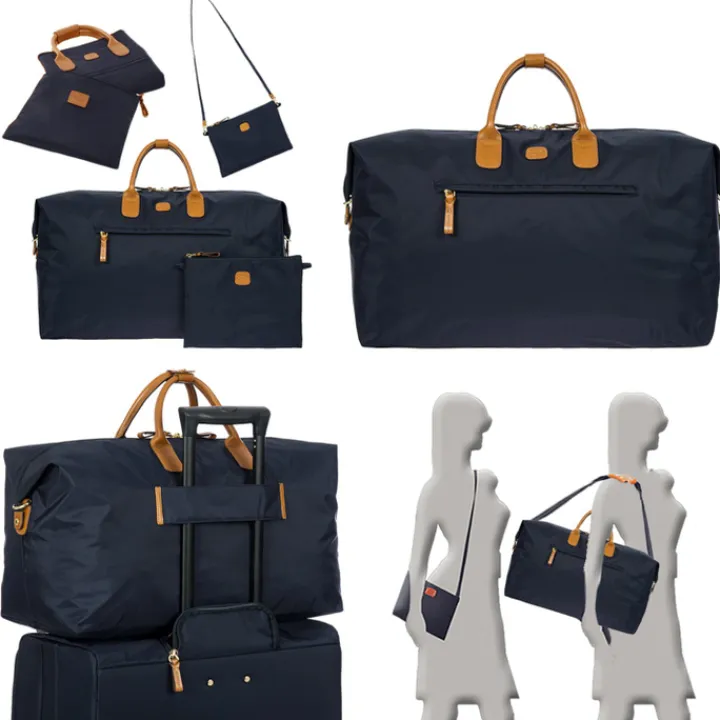 Kleine Reistassen|Handbagage Reistassen>Bric's X-Travel Holdall Weekendtas black