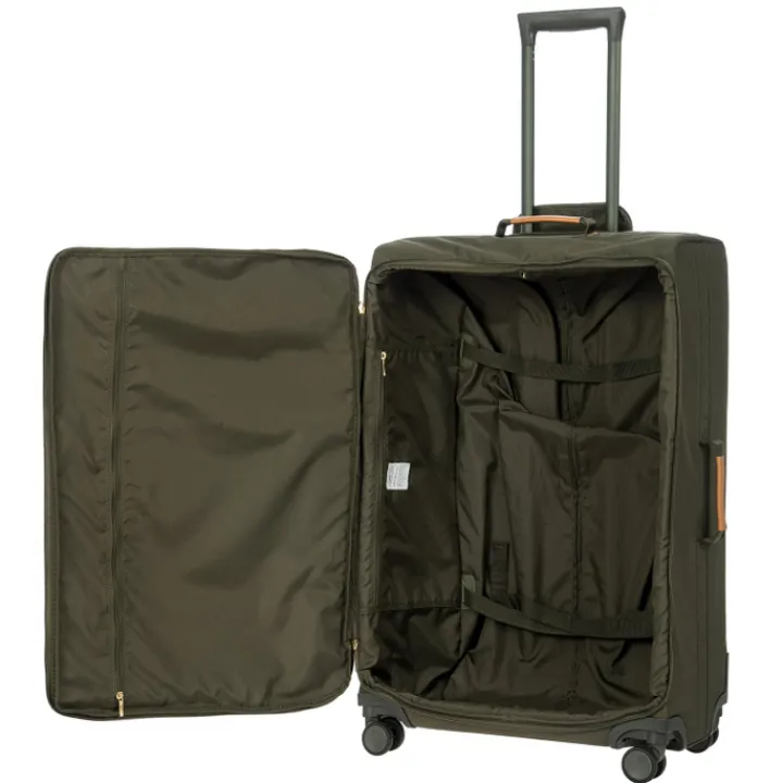 Zachte Koffers|Reiskoffers>Bric's X-Travel Trolley 77 olive