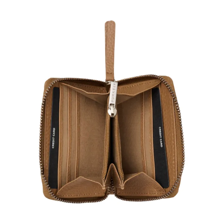 Mini Portemonnees|Kleine Portemonnees>Burkely Always Ava Small Zip Around Wallet taupe