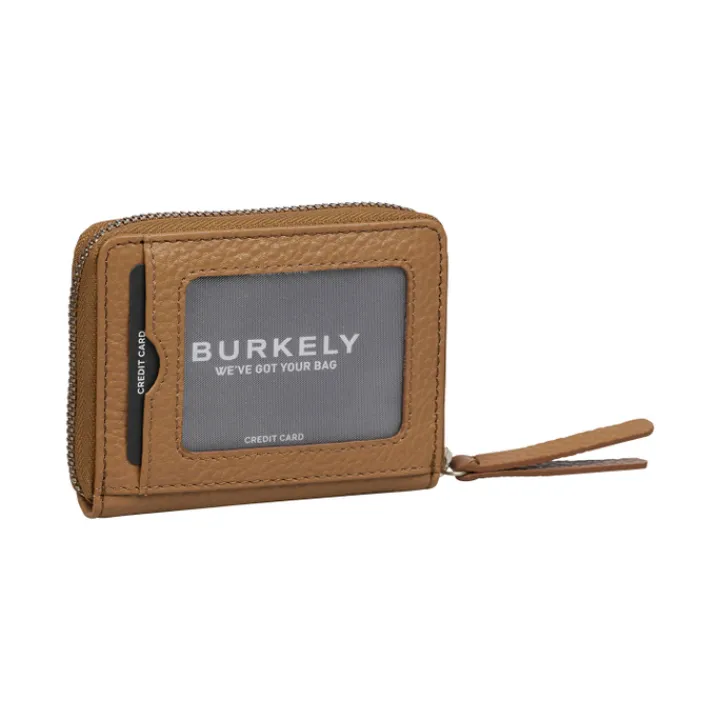 Mini Portemonnees|Kleine Portemonnees>Burkely Always Ava Small Zip Around Wallet taupe