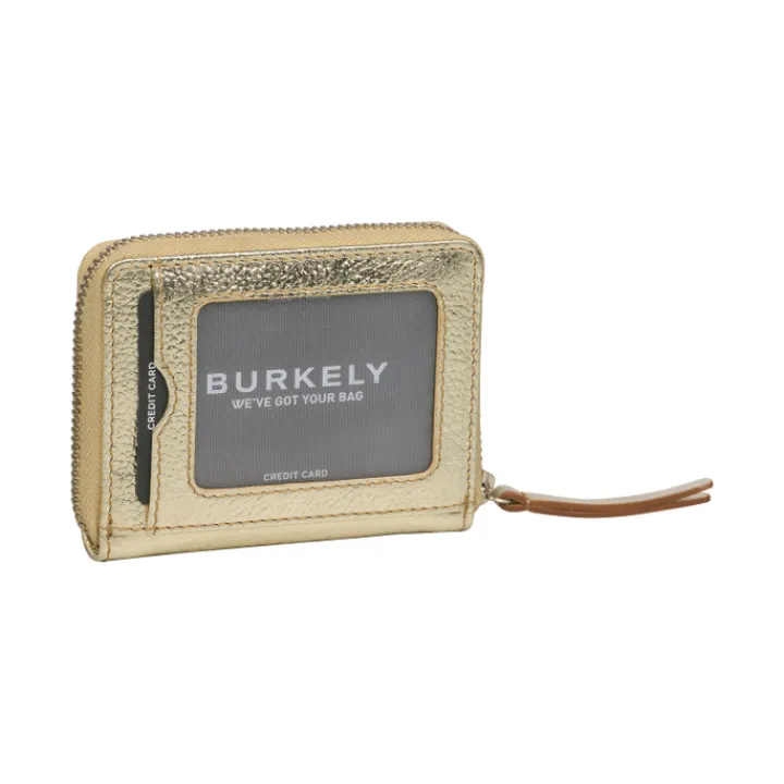 Mini Portemonnees|Kleine Portemonnees>Burkely Always Ava Small Zip Around Wallet gold