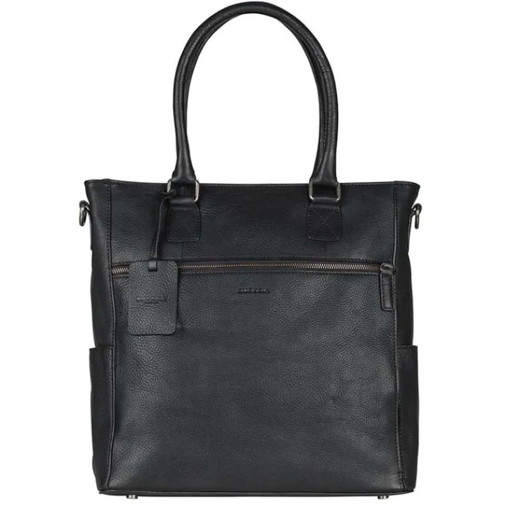 Shoppers|15 Inch Laptoptassen>Burkely Antique Avery Shopper black