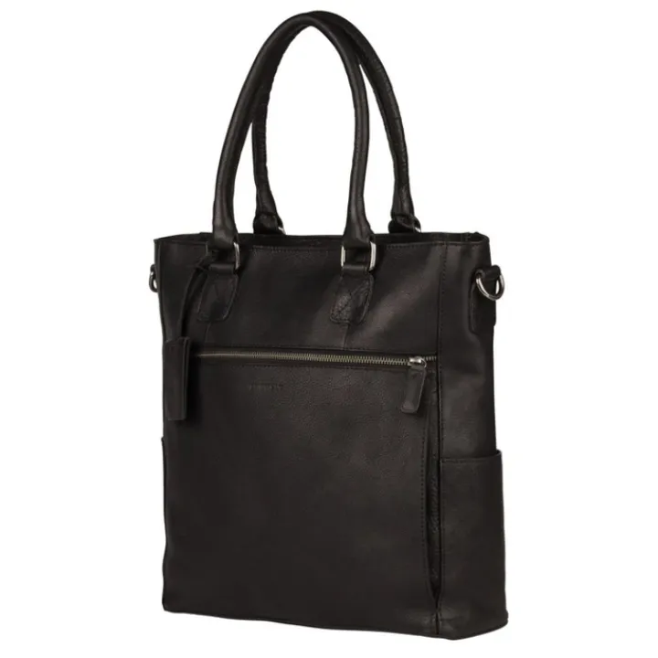Shoppers|15 Inch Laptoptassen>Burkely Antique Avery Shopper black