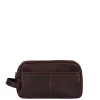 Toilettassen>Burkely Antique Avery Toiletry Bag dark brown
