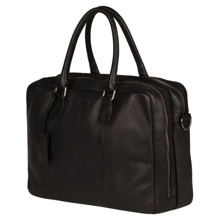 Herentassen|15.6 Inch Laptoptassen>Burkely Antique Avery Worker 15.6" black