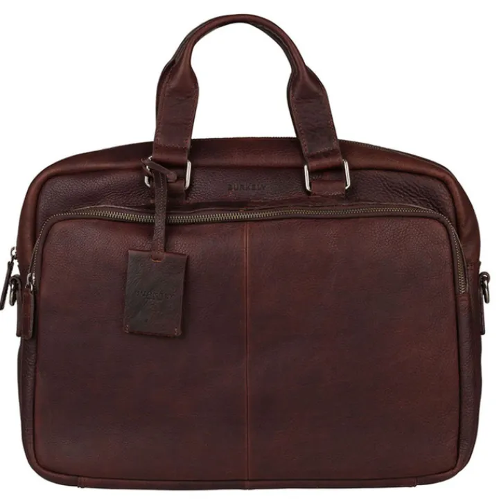 Aktetassen|Herentassen>Burkely Antique Avery Workbag 15.6" dark brown