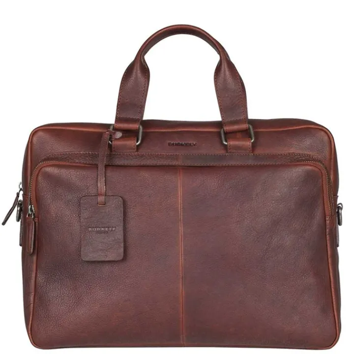 Aktetassen|Herentassen>Burkely Antique Avery Workbag 15.6" dark brown