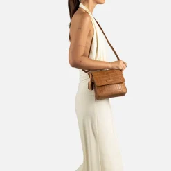 Schoudertassen|Crossbody>Burkely Cool Colbie Crossbody Bag cognac