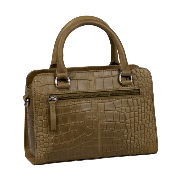 Schoudertassen|Handtassen>Burkely Cool Colbie Handbag Small olive