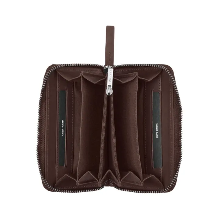 Mini Portemonnees|Kleine Portemonnees>Burkely Cool Colbie Medium Zip Around Wallet brown