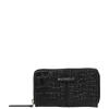 Mini Portemonnees|Kleine Portemonnees>Burkely Cool Colbie Medium Zip Around Wallet black