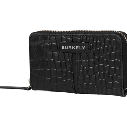 Mini Portemonnees|Kleine Portemonnees>Burkely Cool Colbie Medium Zip Around Wallet black