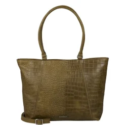 Shoppers|Schoudertassen>Burkely Cool Colbie Wide Tote 15.6" olive