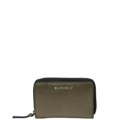Rfid Portemonnees|Leren Portemonnees>Burkely Creased Crystal Double Flap Wallet gun metal