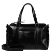 Schoudertassen|Handtassen>Burkely Creased Crystal Handbag black