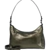 Handtassen|Schoudertassen>Burkely Creased Crystal Shoulderbag gun metal