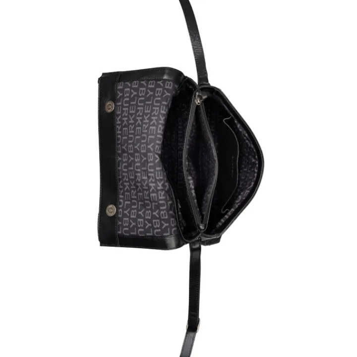 Schoudertassen|Crossbody>Burkely Creased Crystel Satchel Bag black