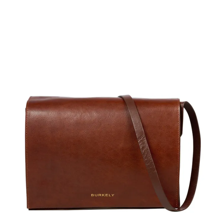 Schoudertassen|Handtassen>Burkely Fine Florence Crossbody Zip Bag chestnut