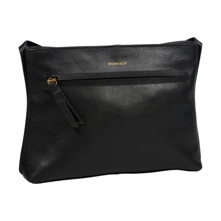 Schoudertassen|Handtassen>Burkely Fine Florence Crossbody Zip Bag black