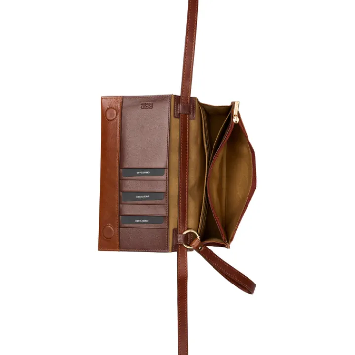 Telefoontasjes|Crossbody>Burkely Fine Florence Phonebag chestnut