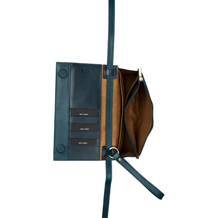 Telefoontasjes|Crossbody>Burkely Fine Florence Phonebag teal