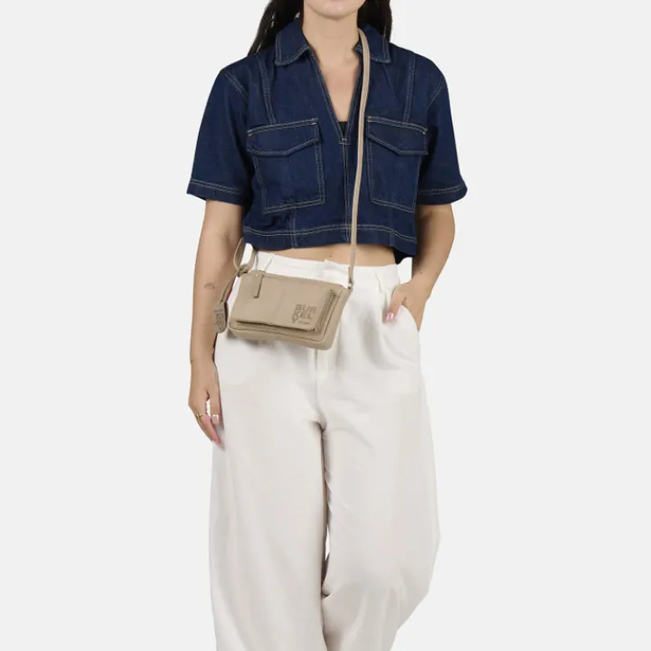 Schoudertassen|Crossbody>Burkely Rogue Robyn Crossbody Bag gull grey