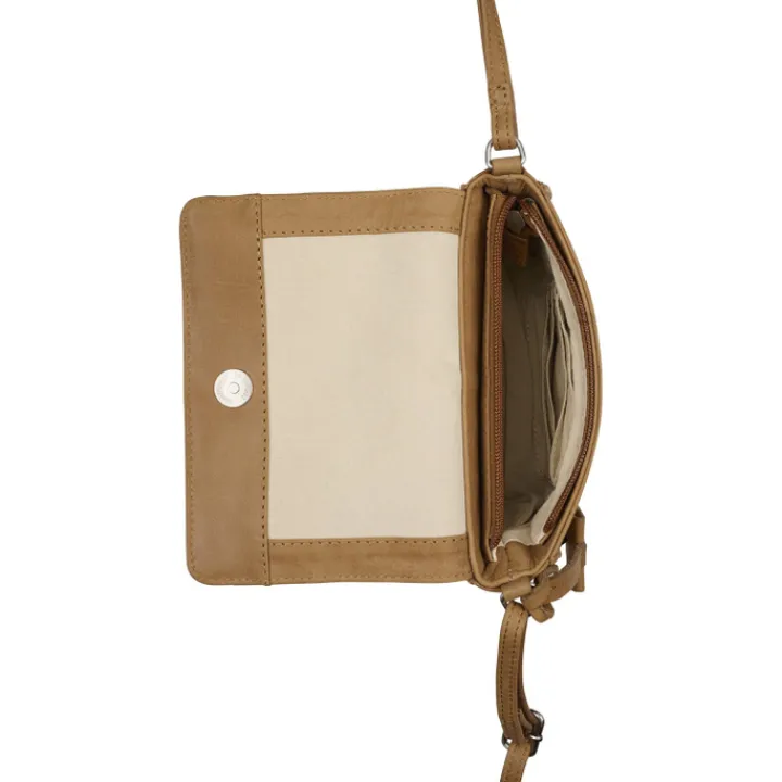 Schoudertassen|Crossbody>Burkely Rogue Robyn Crossbody Flap cool cognac