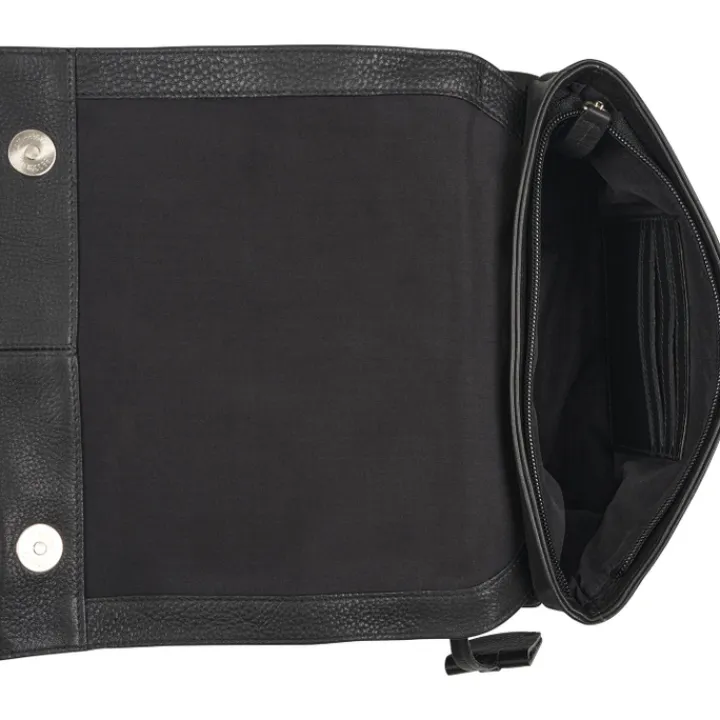 Schoudertassen|Crossbody>Burkely Soft Skylar Double Pocket Flap black