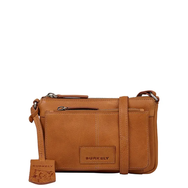 Schoudertassen|Crossbody>Burkely Soft Skylar Minibag cozy cognac