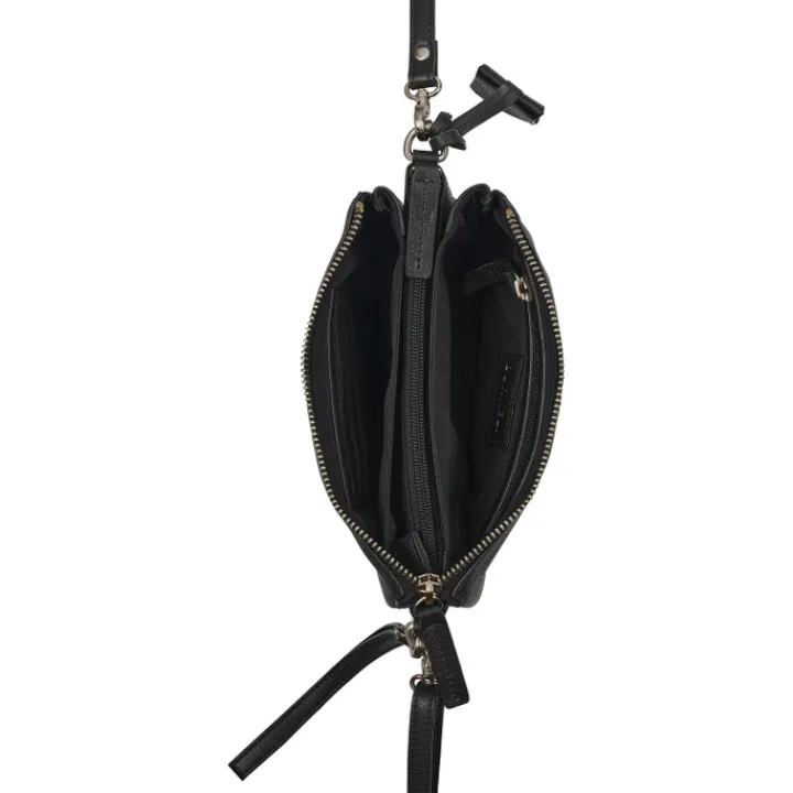 Schoudertassen|Crossbody>Burkely Soft Skylar Triple Pocket Zip black