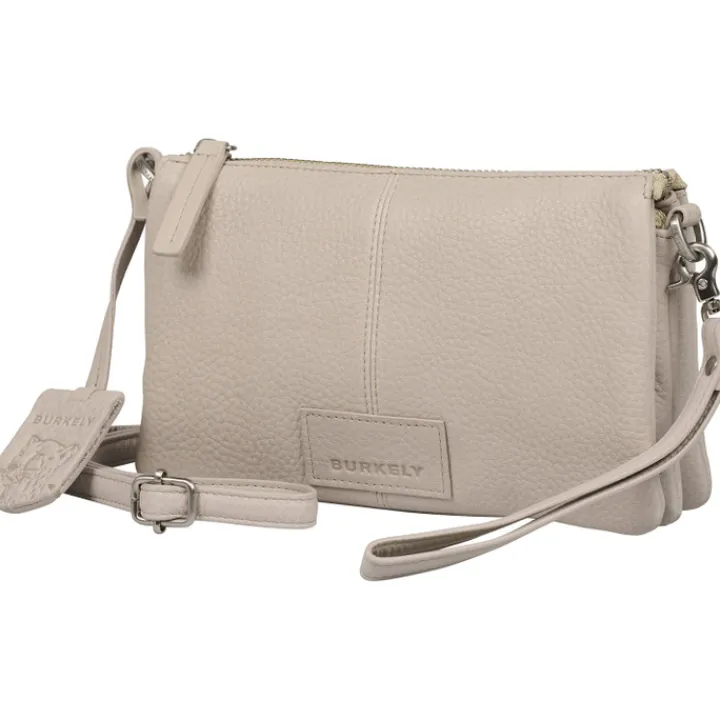 Schoudertassen|Crossbody>Burkely Soft Skylar Triple Pocket Zip grey